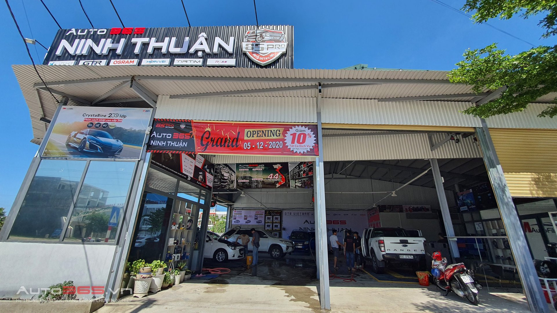 Khu vực bên ngoài Auto365 Ninh Thuận