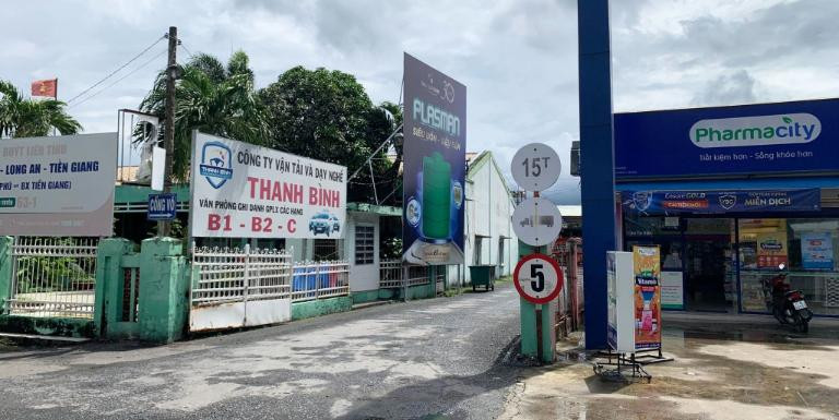Khu vực bến xe được thiết kế khoa học, rộng rãi