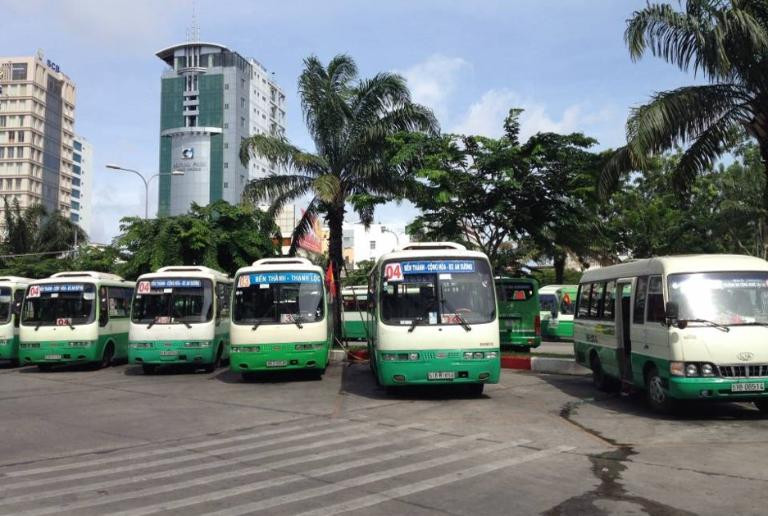 Khu vực chờ thoáng đãng cho hành khách tại bến xe Cái Tắc Hậu Giang