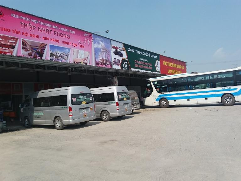 Khu vực đỗ xe an ninh tại trung tâm vận tải Cao Lãnh