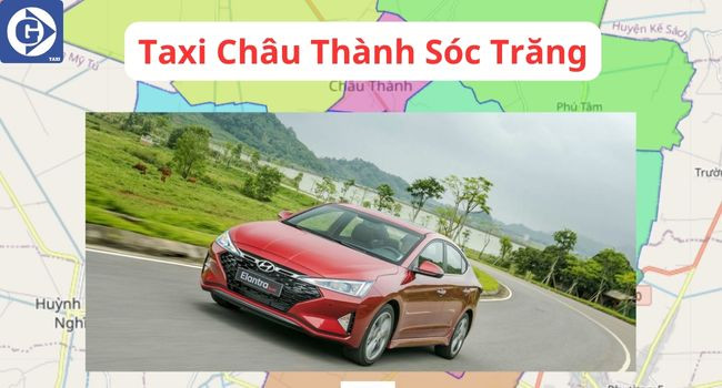 Khung cảnh đường phố Châu Thành Sóc Trăng và hoạt động taxi