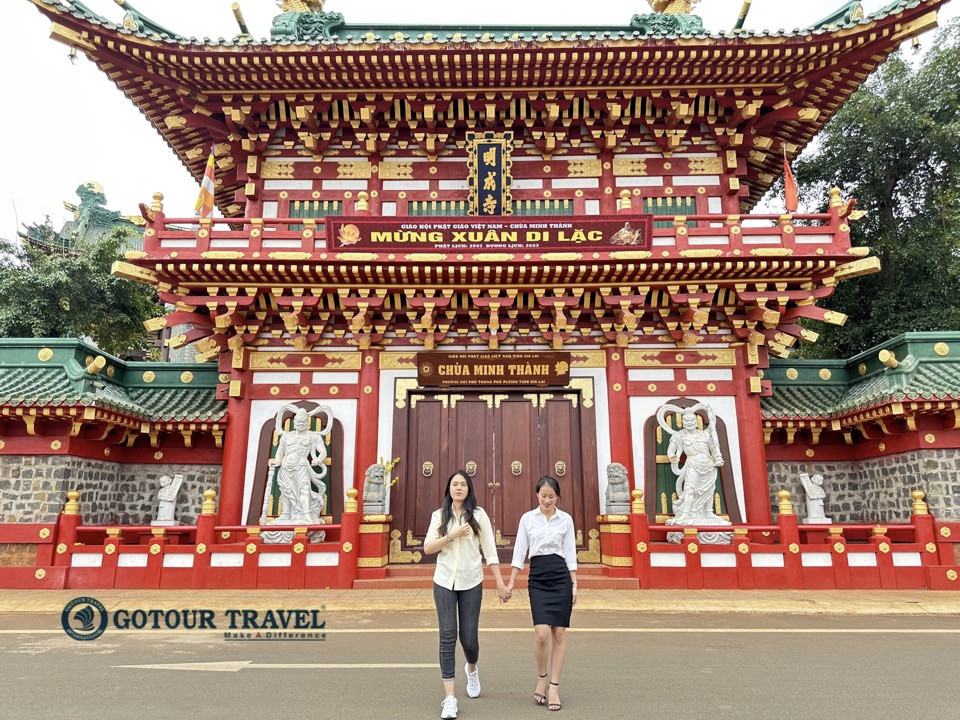 Kiến trúc độc đáo của Chùa Minh Thành tại Pleiku, điểm nhấn văn hóa trong chuyến du lịch Gia Lai