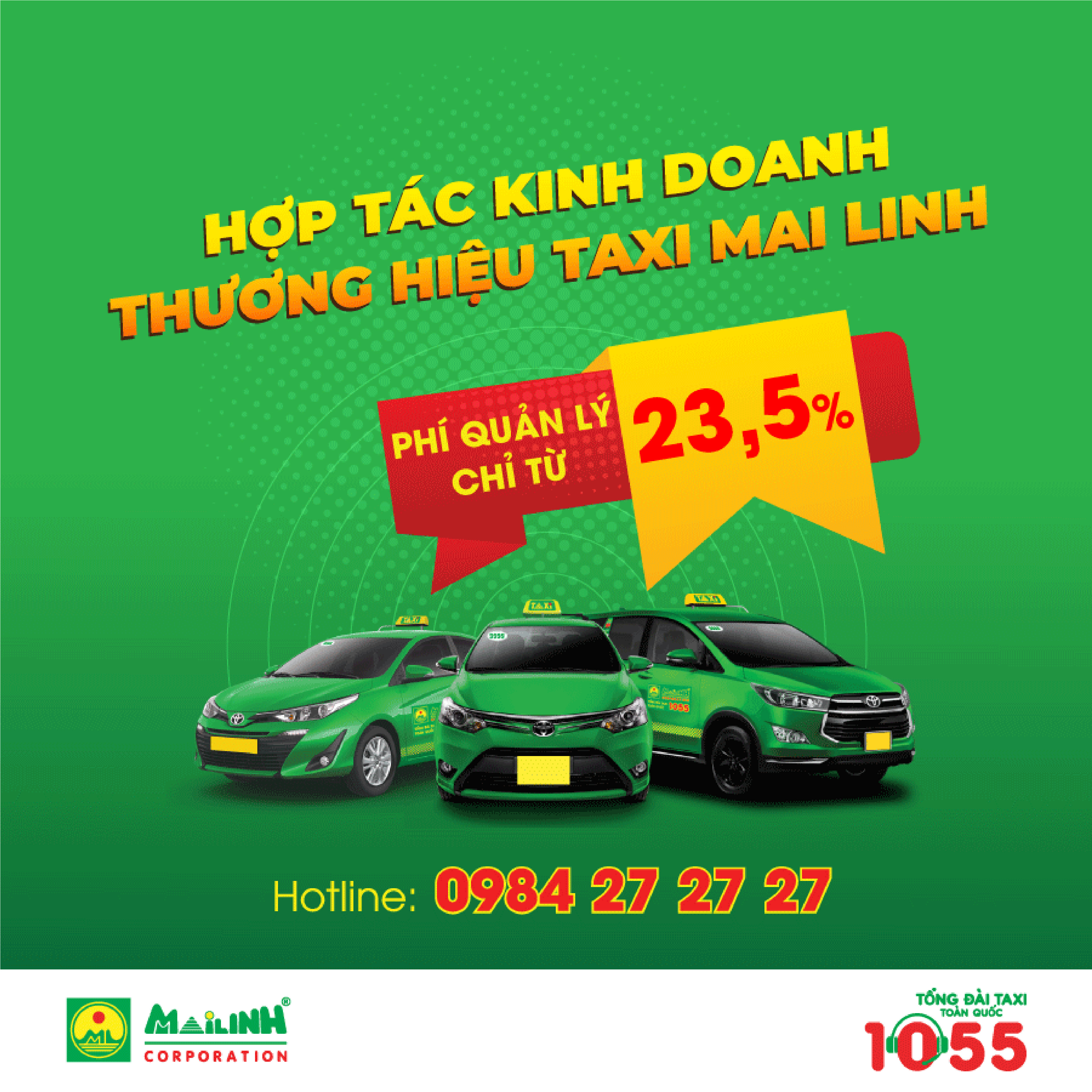 Lái xe taxi Mai Linh đón khách tại sân bay