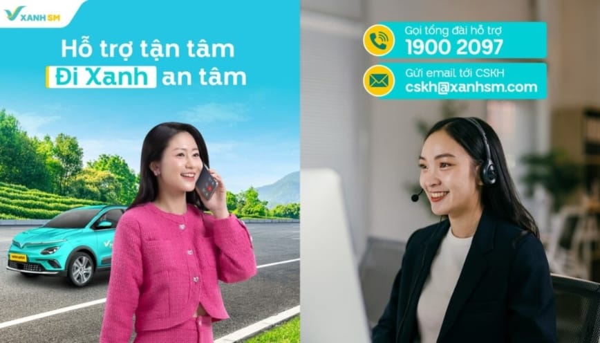 Liên hệ đến tổng đài để đặt xe