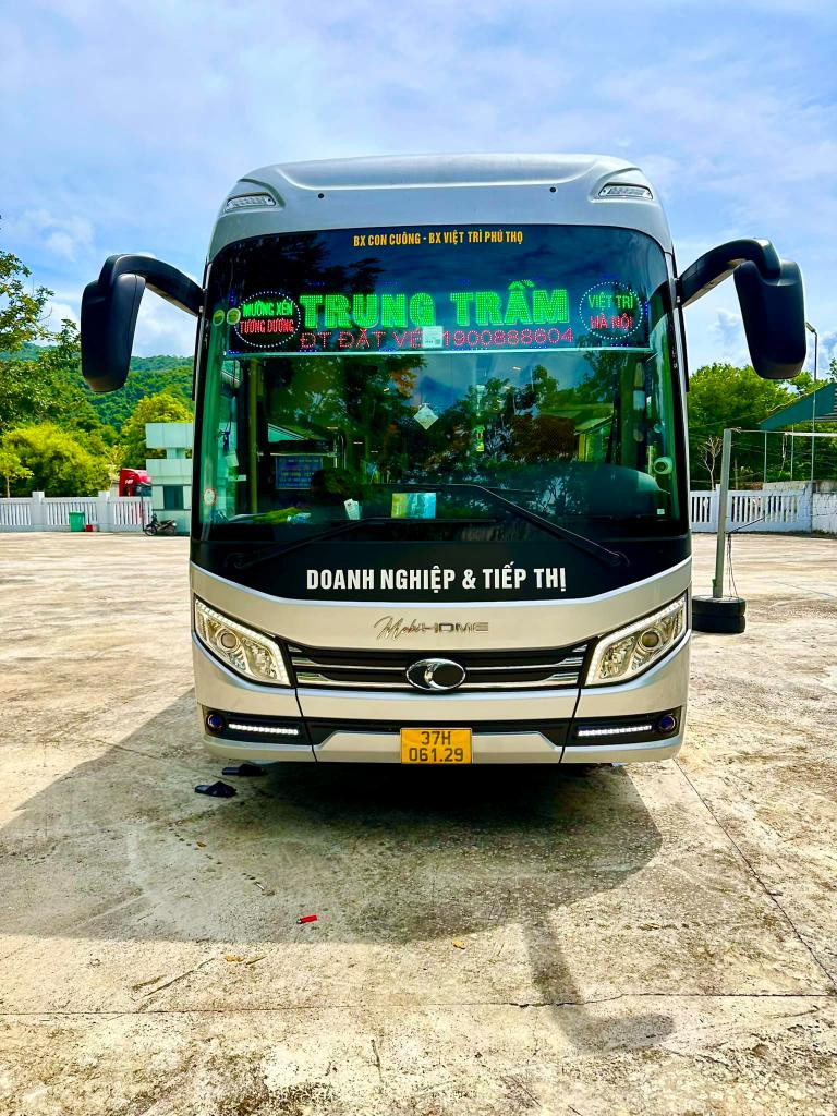 Liên hệ hotline Nhà xe Trung Trầm
