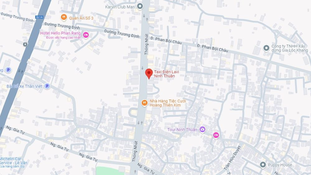 Liên hệ Taxi Điện Lavi Ninh Thuận