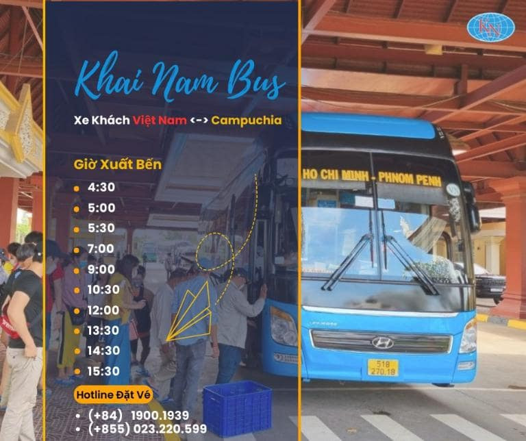 Liên hệ tổng đài đặt vé xe Khải Nam
