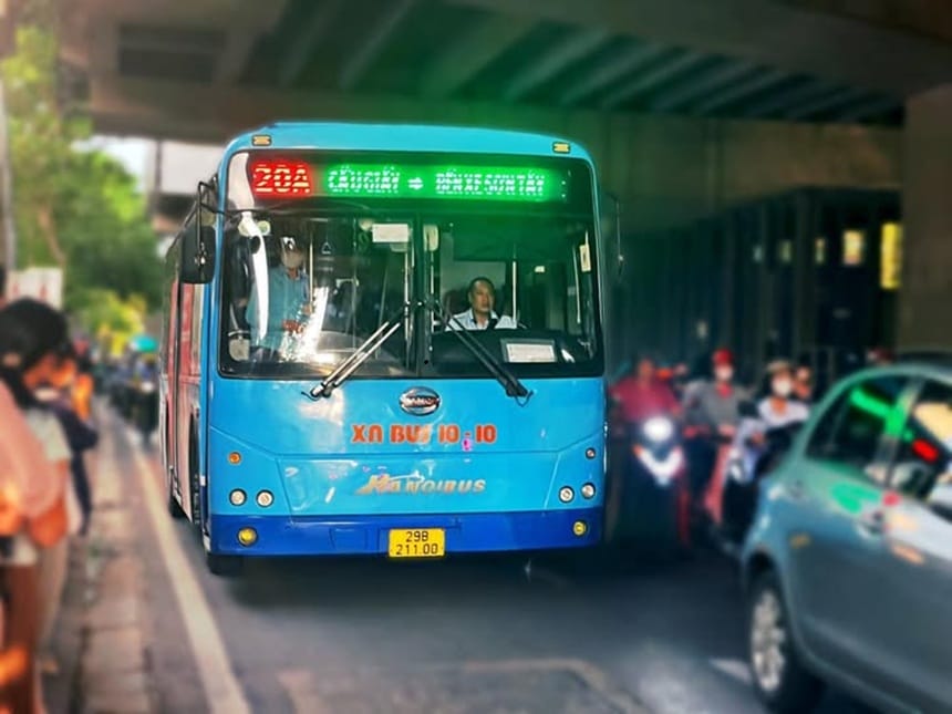 Lộ trình xe bus 20A Hà Nội chi tiết hành khách cần tham khảo