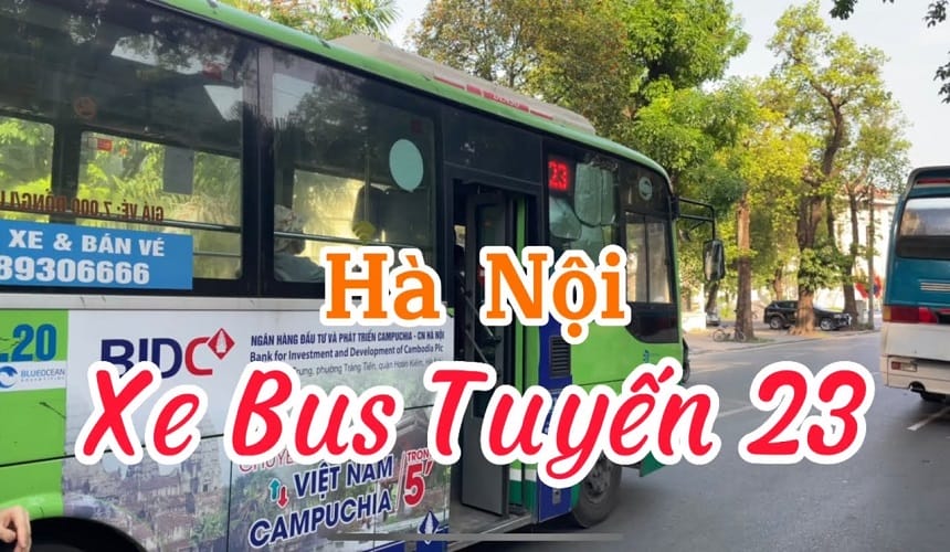 Lộ trình xe Bus 23 Hà Nội