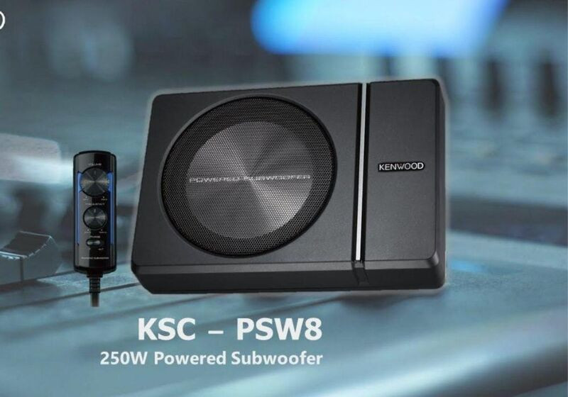 Loa sub Kenwood KSC PSW8 thiết kế chắc chắn cho xe ô tô