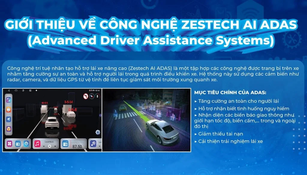 Lợi ích an toàn khi sử dụng Zestech ZX ADAS Tiêu Chuẩn