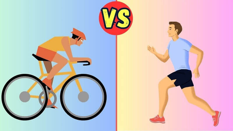 Lựa chọn giữa chạy bộ và đạp xe phù hợp cho mục tiêu giảm cân