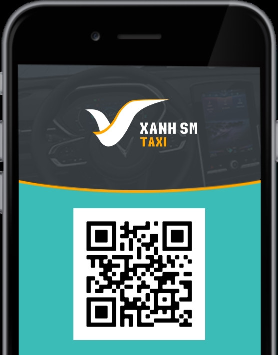 Mã QR tải app Taxi Xanh SM nhanh chóng