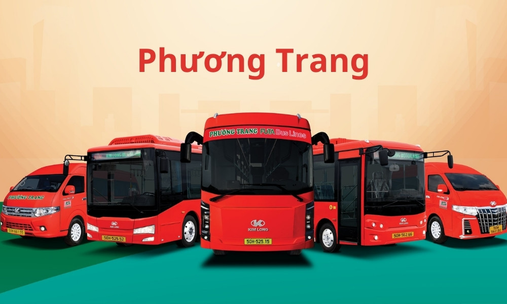 Màn hình điện thoại hiển thị ứng dụng FUTA với tùy chọn đặt xe taxi Phương Trang