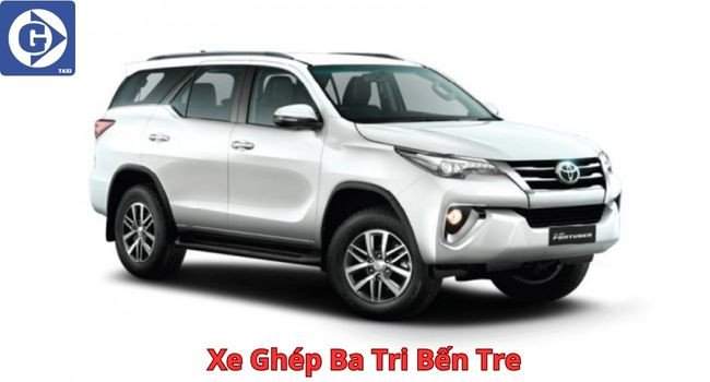 Màn hình xác nhận chuyến đi xe ghép Ba Tri Bến Tre trên điện thoại