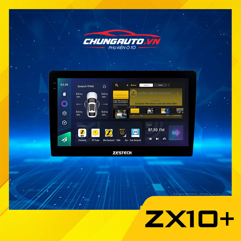 Màn hình Zestech ZX10+ 9 inch trên ô tô