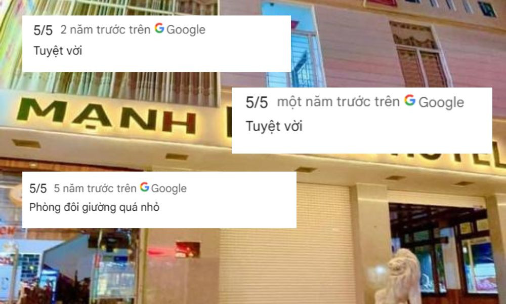 Mạnh Lê Gia Hotel vẫn nhận được những đánh giá tích cực từ du khách