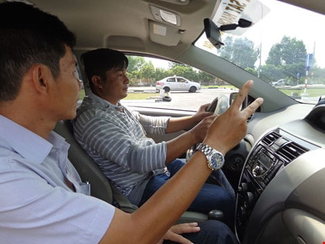 Mẫu giấy phép lái xe ô tô sau khi hoàn thành khóa học tại Bình Giang