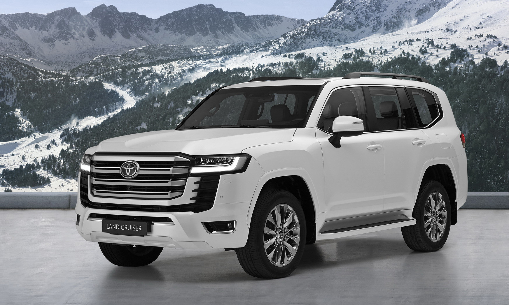 Mẫu SUV Land Cruiser 300 tích hợp phanh tay điện tử