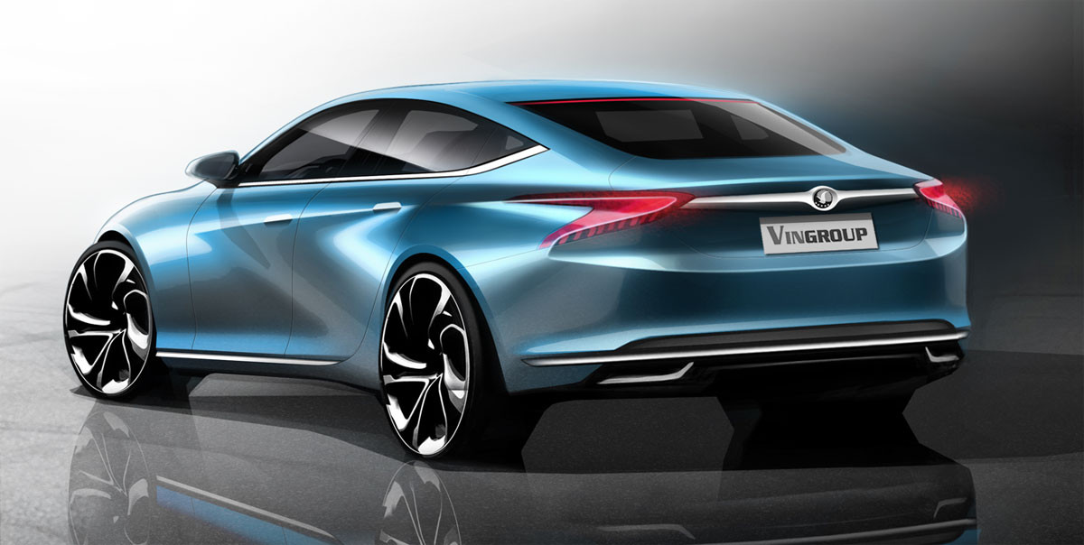 Mẫu thiết kế xe VinFast thể hiện phong cách mạnh mẽ từ Pininfarina