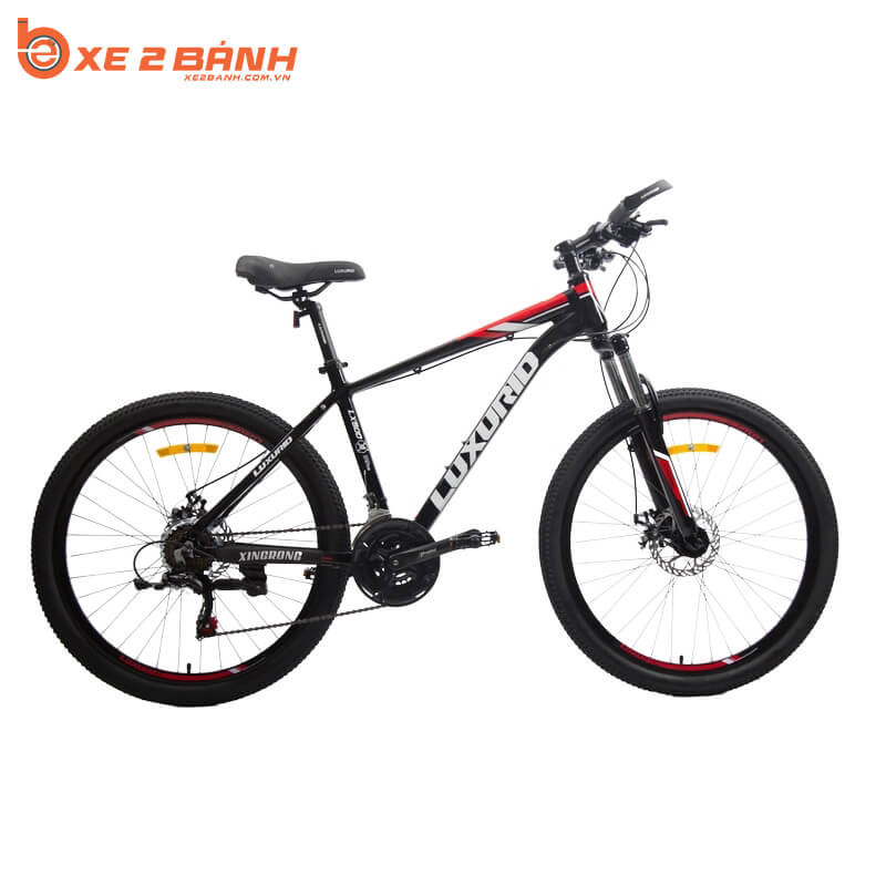 Mẫu xe đạp LUXURID LX500 với phối màu đỏ nổi bật