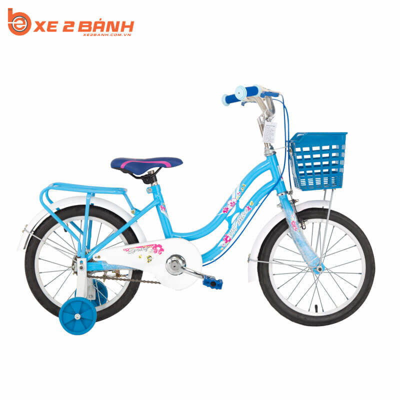 Mẫu xe đạp trẻ em VHBIKE KIDS 16 inch màu xanh lam