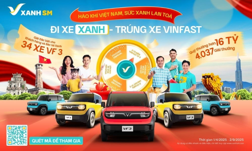 Mẫu xe điện VF 3, một phương tiện di chuyển thân thiện môi trường, thu hút sự chú ý.