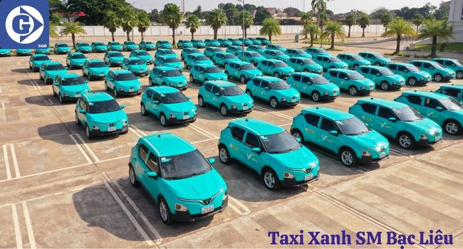 Mẫu xe điện VinFast của Taxi Xanh SM Bạc Liêu