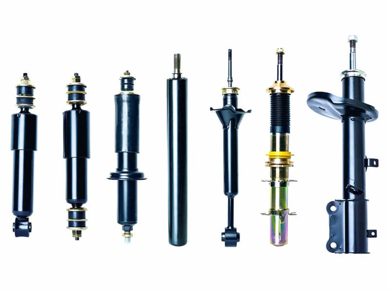 Minh họa các loại giảm chấn thủy lực phổ biến trong ngành công nghiệp ô tô và xe máy
