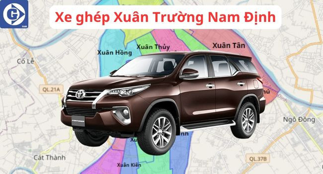 Minh họa xe ghép 4 chỗ hoạt động ở khu vực Xuân Trường Nam Định