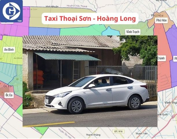 Một chiếc taxi Thoại Sơn của hãng Đức Thành