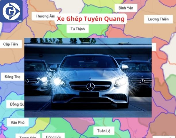 Một chiếc xe 7 chỗ màu trắng, phương tiện phổ biến cho dịch vụ xe ghép Tuyên Quang đang di chuyển trên đường.