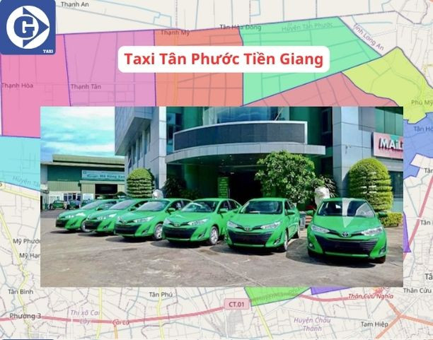 Một chiếc xe thuộc đội ngũ taxi Tân Phước sẵn sàng phục vụ khách hàng