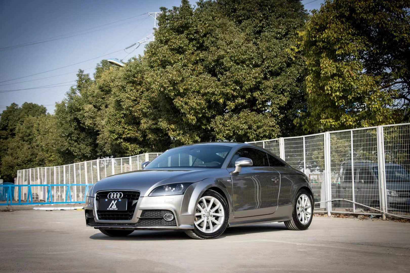 Một góc khác của chiếc Audi wrap