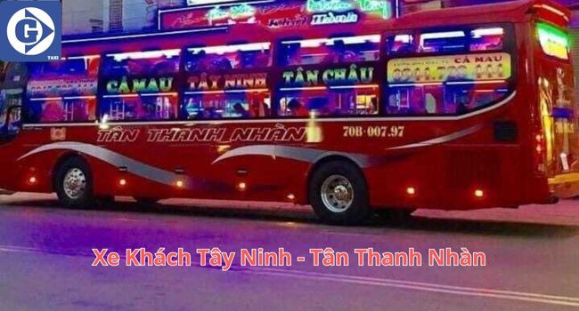 Một góc nội thất sạch sẽ của xe khách Bé Năm đi Tây Ninh