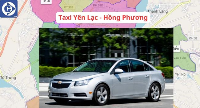 Một nhóm xe taxi của hãng Taxi Phúc Thiên Đức đang xếp hàng đón khách tại Yên Lạc Vĩnh Phúc