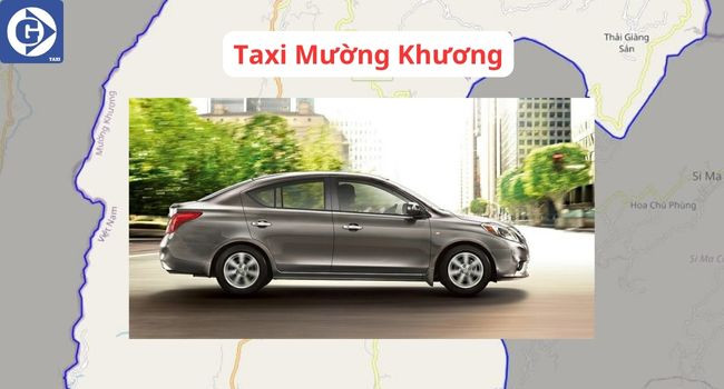 Một xe thuộc đội ngũ Taxi Mường Khương sẵn sàng phục vụ