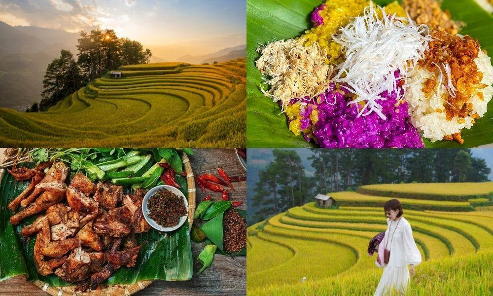 Mù Cang Chải níu chân du khách với bản hòa tấu giữa cảnh đẹp và ẩm thực đặc sắc (Ảnh: Sưu tầm internet)