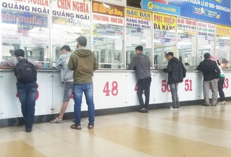 Mua vé tại văn phòng nhà xe Tâm Minh Phương