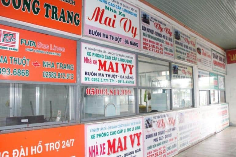 Mua vé xe Mai Vy tại bến xe