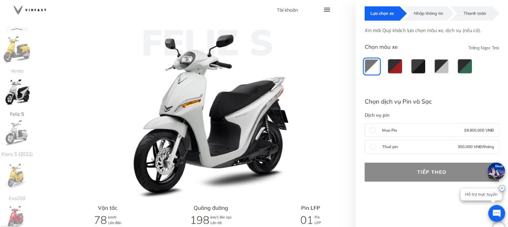 Mua xe máy điện VinFast