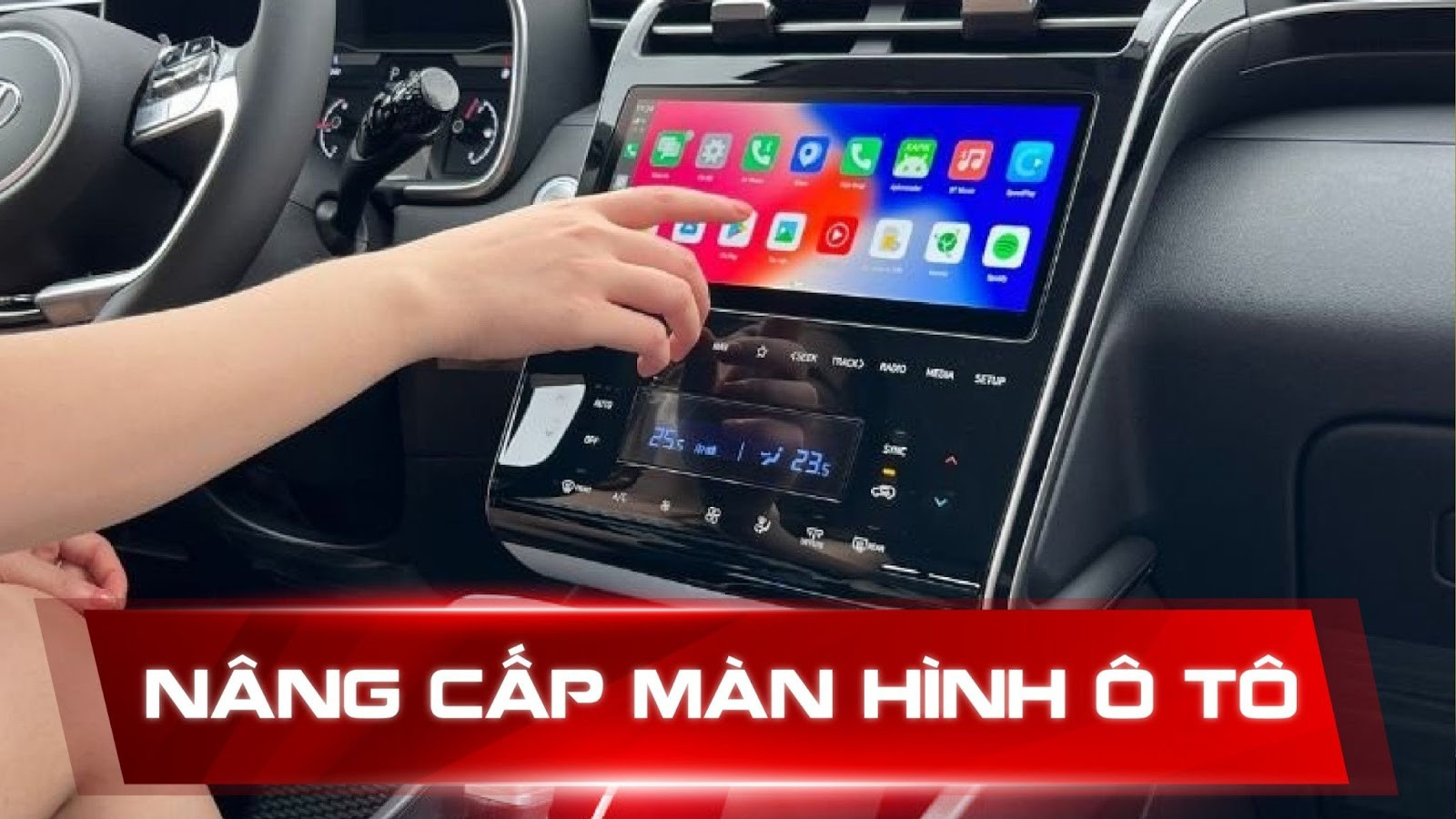 Nâng cấp màn hình ô tô mang lại trải nghiệm tiện ích