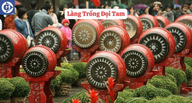Nghề làm trống truyền thống tại Làng Trống Đọi Tam