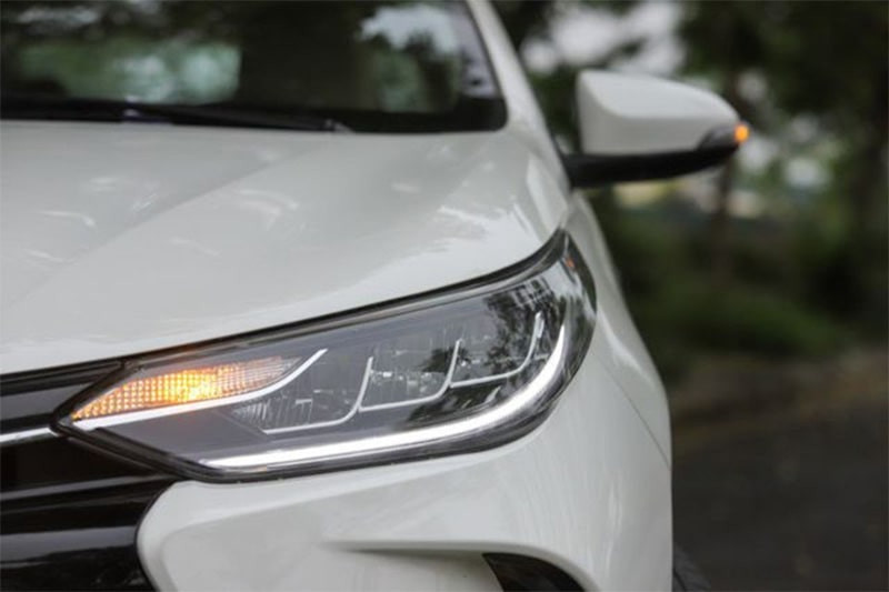 Ngoại thất đầu xe Toyota Vios 2022