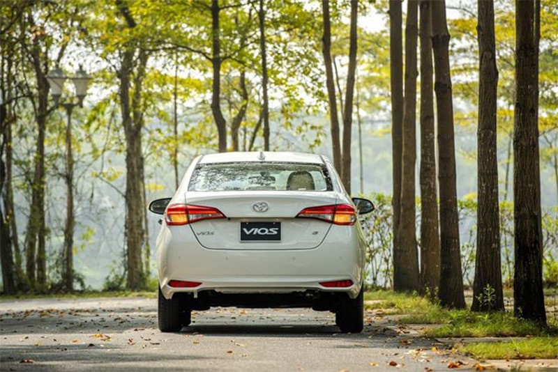 Ngoại thất đuôi xe Toyota Vios 2022