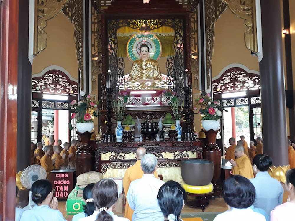 Ngôi bảo tháp 7 tầng tại Tịnh Xá Ngọc Trung, điểm du lịch tâm linh An Khê