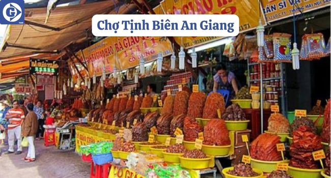 Người dân mua bán tấp nập tại Chợ Tịnh Biên An Giang