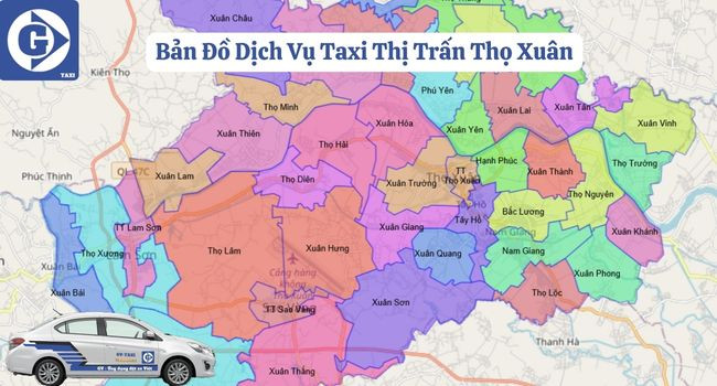 Người dùng đang thao tác trên điện thoại để gọi taxi Thị Trấn Thọ Xuân qua ứng dụng di động