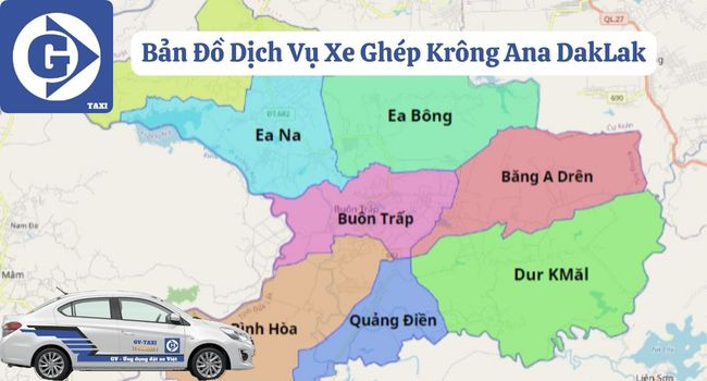 Người dùng tìm kiếm xe ghép Krông Ana DakLak trên ứng dụng di động