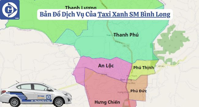 Người dùng trải nghiệm đặt xe taxi Xanh SM Bình Long qua ứng dụng di động